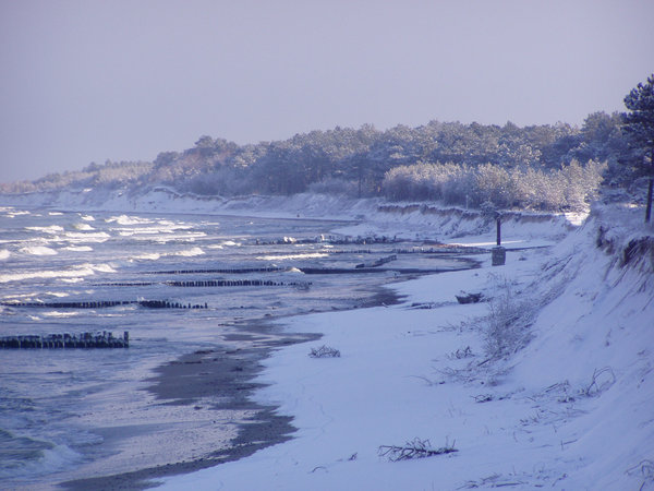 Jarosławiec in winter